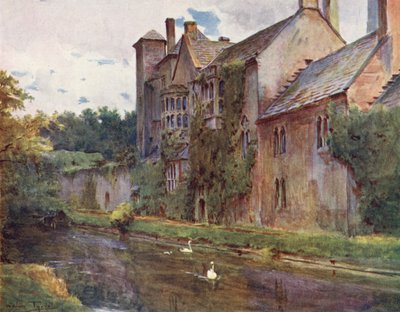 ウェセックスウェルズの宮殿（カラーリトグラフ） 作： Walter Frederick Roofe Tyndale