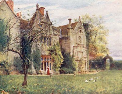 ウェセックスウォーターストーン・ハウス、ドーセット（カラーリトグラフ） 作： Walter Frederick Roofe Tyndale