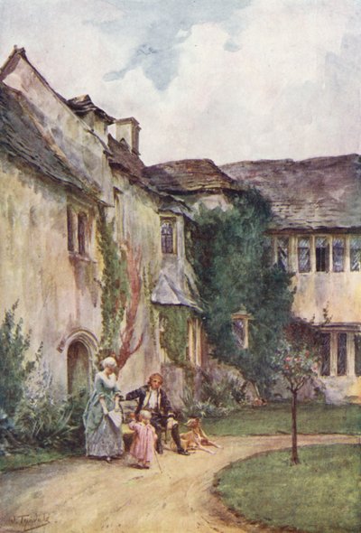 ウェセックスウェストウッド・マナー・ハウス（カラーリトグラフ） 作： Walter Frederick Roofe Tyndale