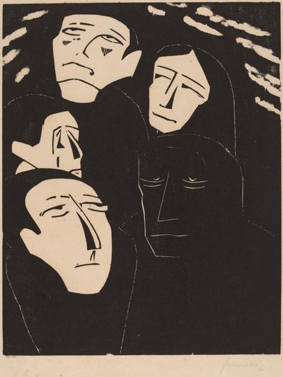 1919年から1920年にかけての盗聴事件。 作： Walter Gramatte