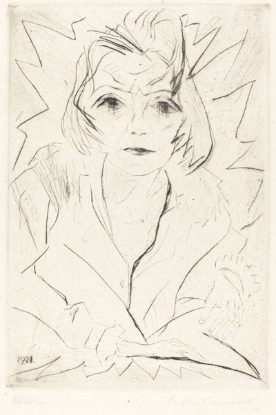 マドヘンガール 1921年 作： Walter Gramatte