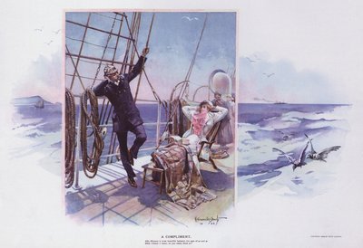 褒め言葉（カラーリトグラフ 作： Walter Granville Smith