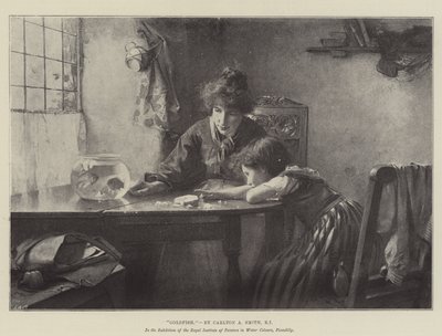 金魚（リトグラフ 作： Walter Granville Smith