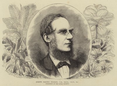 Joseph Dalton Hooker、CB、DCL、LLDなど 作： Walter Granville Smith