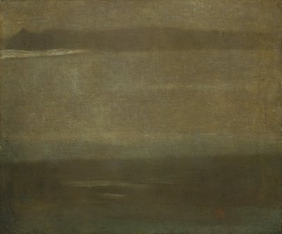 グレーとシルバー：ノクターン、c。 1880-1900。 作： Walter Greaves