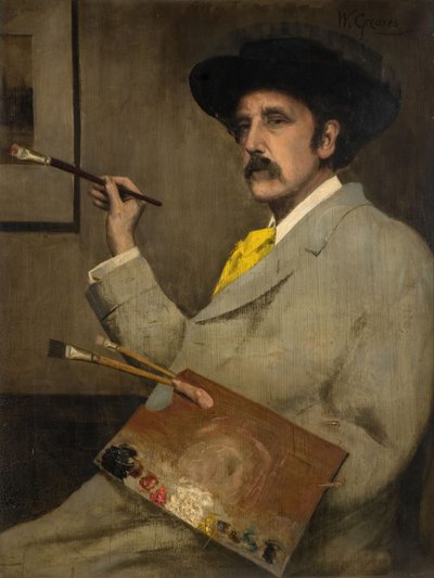 アーティストの肖像、1910年 作： Walter Greaves