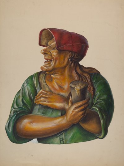 Tavern Figure, c. 1937. 作： Walter Hochstrasser