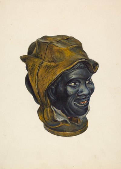 トイバンク。ニグロの少年の頭、1939年頃。 作： Walter Hochstrasser