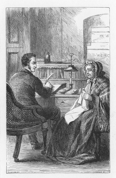 ジョージ・エリオット著『苔の上の工場』の一場面（1880年頃 作： Walter James Allen