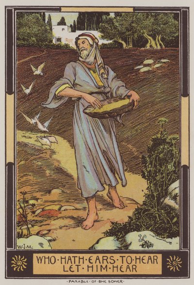 The Sower（カラーリトグラフ 作： Walter Jenks Morgan