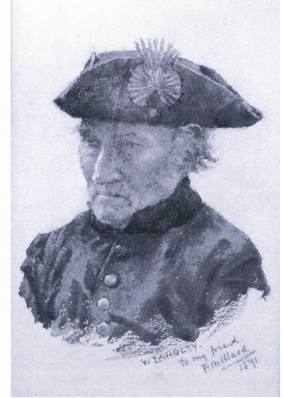 チェルシーの年金受給者（雑誌・書籍より出典不明）（カラーリトグラフ 作： Walter Langley