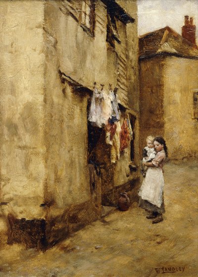 ニューリンのストリート、 作： Walter Langley