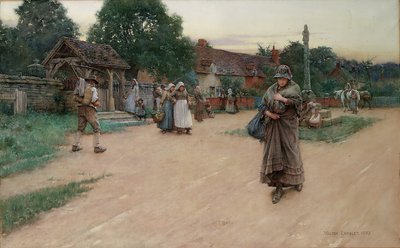 裏切られた、1887 作： Walter Langley