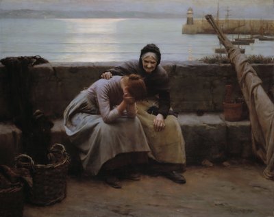 朝が夕になることはないが、心が折れたこともある」（1894年 作： Walter Langley