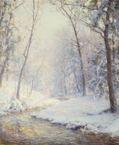 初期の雪 作： Walter Launt Palmer