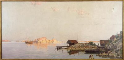 スカンジナビアの海岸風景 作： Walter Moras