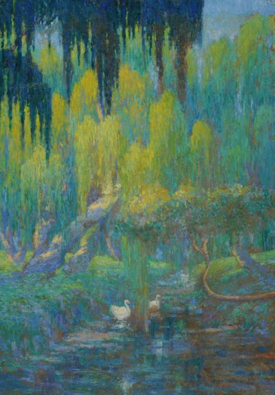 風景（キャンバスに油彩） 作： Walter Navazio de