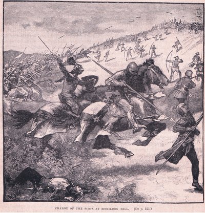 ホミルドンヒルAD 1402でスコットランドの担当 作： Walter Paget