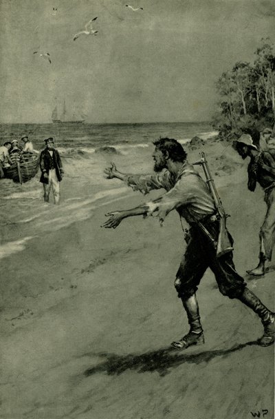 エドワードジョンエアの旅の終わり 作： Walter Paget