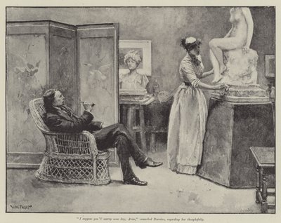 トーマス・ハーディによる「愛される者の追求」 作： Walter Paget
