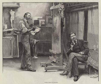 トーマス・ハーディによる「愛される者の追求」 作： Walter Paget