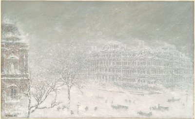 1899年の大吹雪 作： Walter Paris