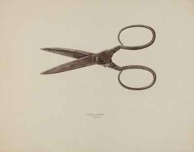 ハサミ、1939年 作： Walter Praefke