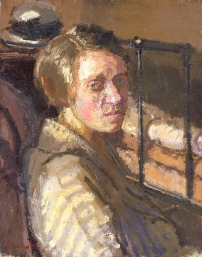 カムデン・タウン・ポートレート」1915-16年 作： Walter Richard Sickert