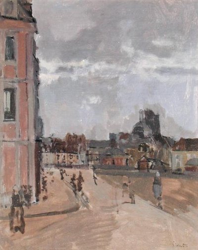 ディエップ、サン・ジャックの方を見る」1898年頃（油彩・キャンバス） 作： Walter Richard Sickert