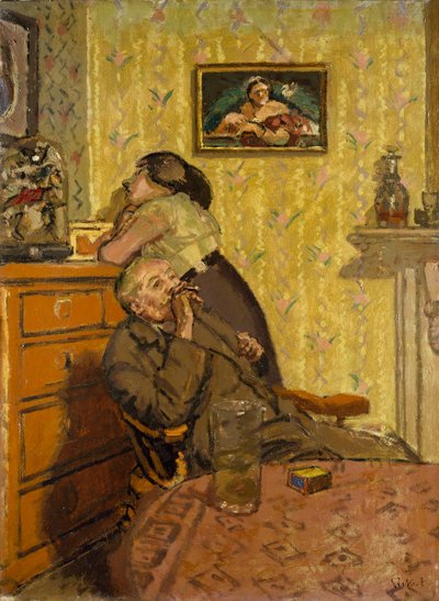 退屈、1917-1918年 作： Walter Richard Sickert