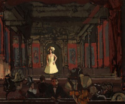 ガッティの品種のハンガーフォード宮殿。ケイティローレンスの第2ターンc.1888 作： Walter Richard Sickert