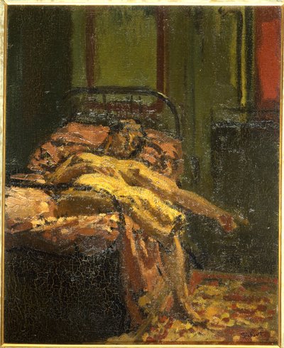 ベッドの上の少女、モーニングトンクレセント 作： Walter Richard Sickert
