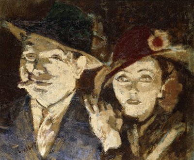 ジャックとジル、1936年頃 作： Walter Richard Sickert