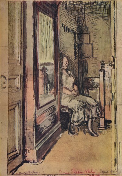 アイスキャビネット、1922年、1926年 作： Walter Richard Sickert