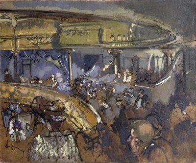 The Eldorado, Paris（油彩・キャンバス） 作： Walter Richard Sickert