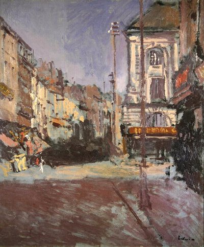 La Grande Rue, Dieppe」（油彩・キャンバス） 作： Walter Richard Sickert