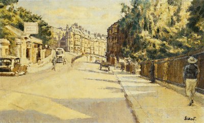 ロンドンストリート、バース、ウォルコット、1939年頃 作： Walter Richard Sickert