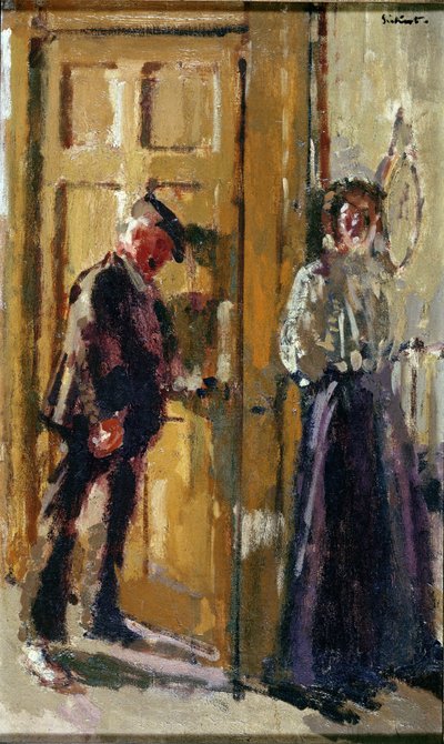 パブへ（週末） 作： Walter Richard Sickert