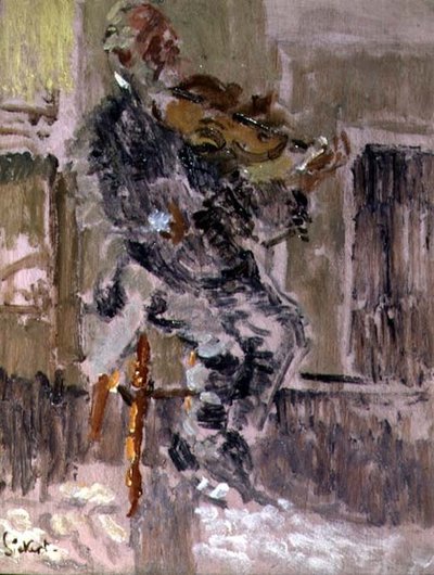 ロウトン・ハウスのオールド・ヘーフェル 1916年頃（パネルに油彩 作： Walter Richard Sickert