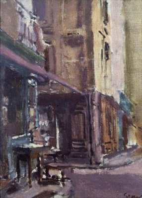 サン・レミー広場、ディエップ 作： Walter Richard Sickert
