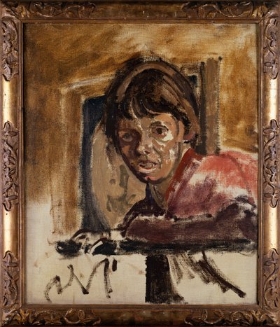シセリー・ヘイの肖像、1922年頃 作： Walter Richard Sickert
