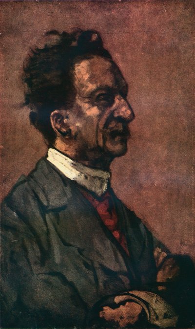 フレッド・ウィンターの肖像、c1897-1898 作： Walter Richard Sickert