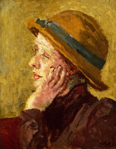 女性の肖像（キャンバスに油彩） 作： Walter Richard Sickert