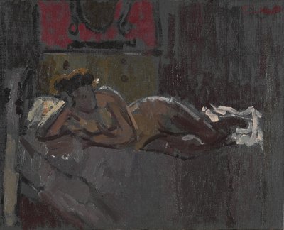 リクライニングヌード、モーニングトンクレセント、1905 作： Walter Richard Sickert
