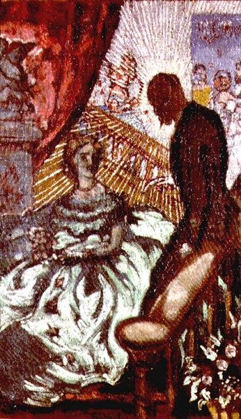 ロミオとジュリエット」（油彩・キャンバス） 作： Walter Richard Sickert