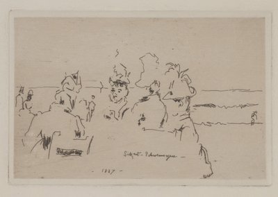 スケベニンゲン、コーヒーゴシップ（ゴシップ） 作： Walter Richard Sickert