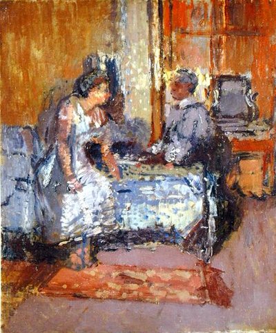 遮光された太陽の光」1912年頃（油彩・キャンバス） 作： Walter Richard Sickert