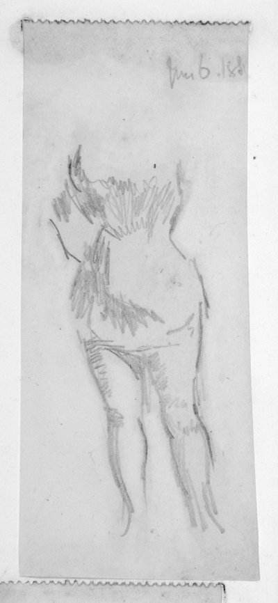女性像のスケッチ 作： Walter Richard Sickert