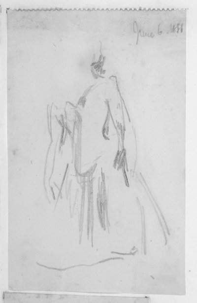 女性像のスケッチ 作： Walter Richard Sickert