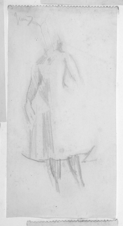 女性像のスケッチ 作： Walter Richard Sickert